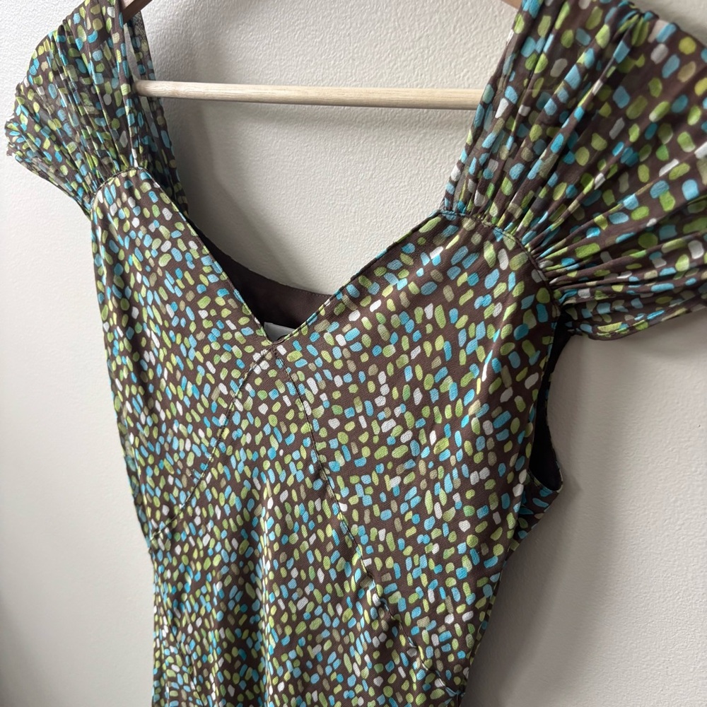 Talbots Silk Flowy Maxi Dress - Picture 2 of 7